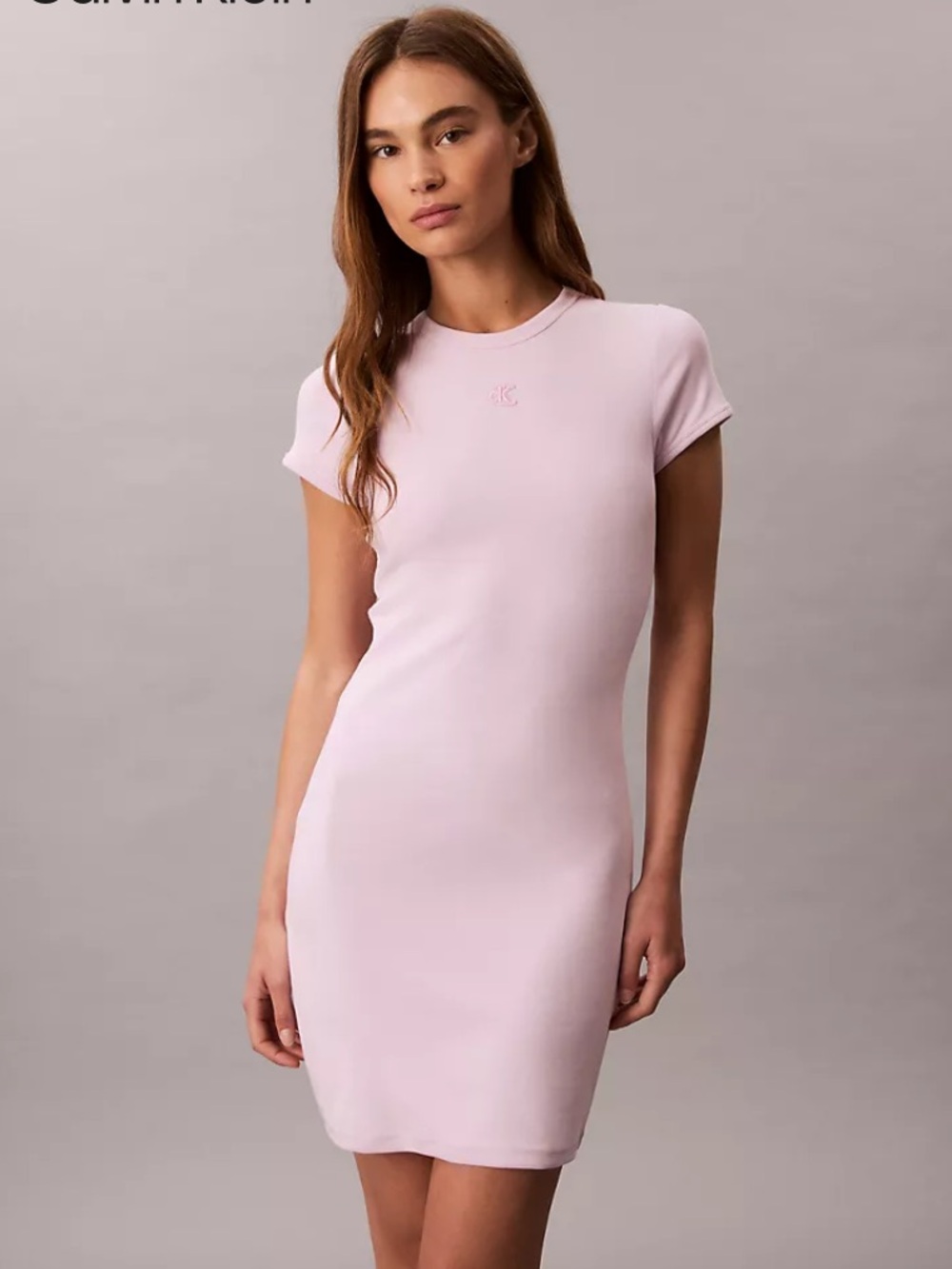 Women’s Calvin Klein Pink Short Sleeve Dress